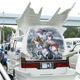 Illustration for article titled A Thousand Cars, Covered In Otaku Stickers